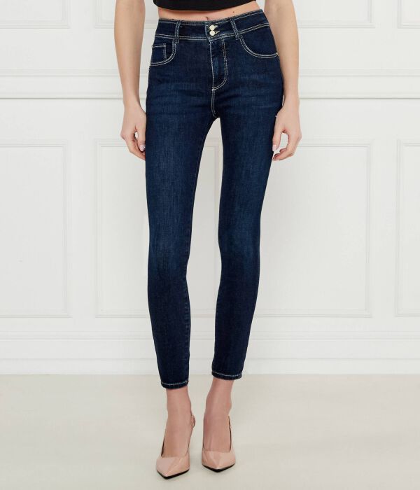 

Джинсы с эффектом утяжки Skinny fit Guess Jeans, синий