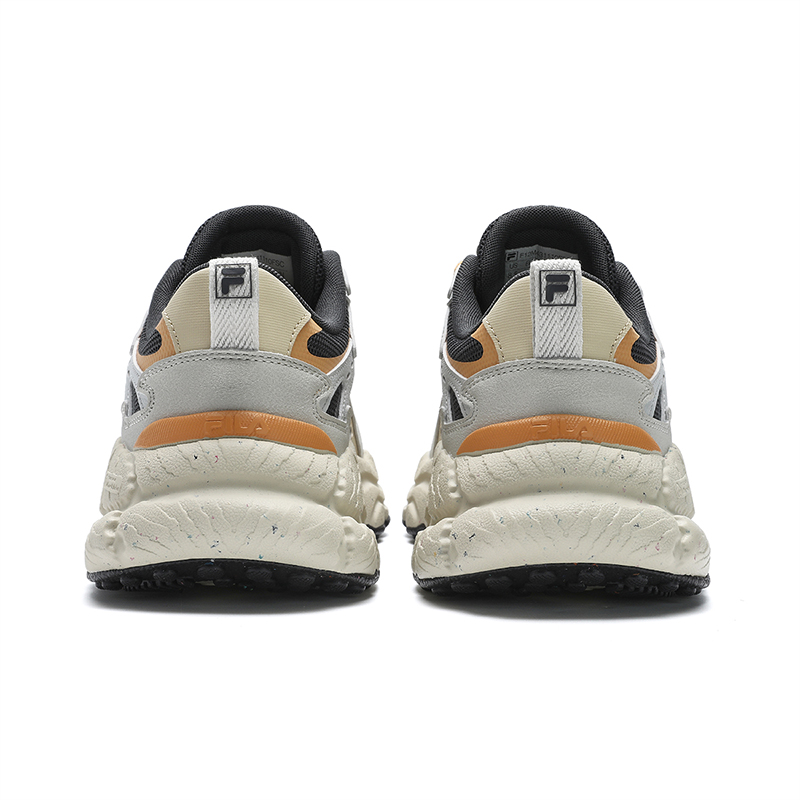 FILA Ферн кроссовки низкие повседневные мужские серебристо-коричневые - берёзовое серебро/рог быка хлебный коричневый, цвет Birch Silver/Ox Horn Bread Brown — фото 4