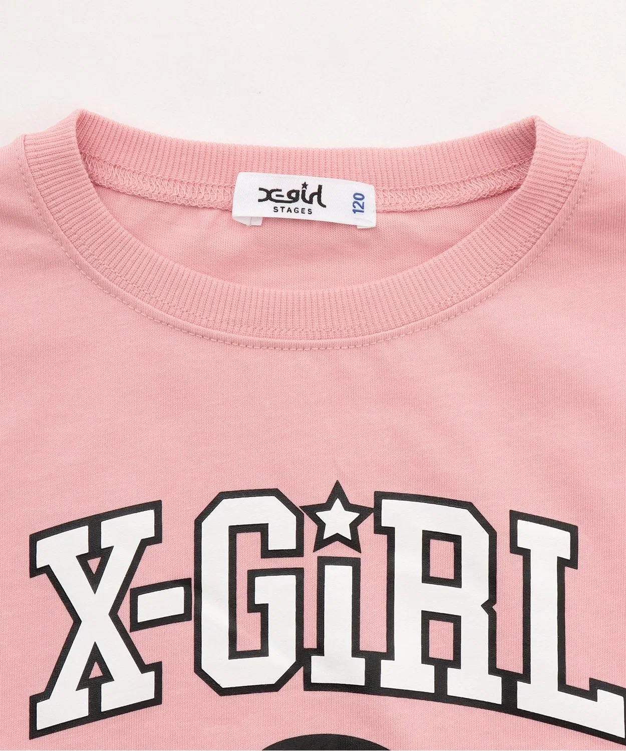 Футболка с принтом и плиссированная юбка, College Logo, набор, розовый — фото 3