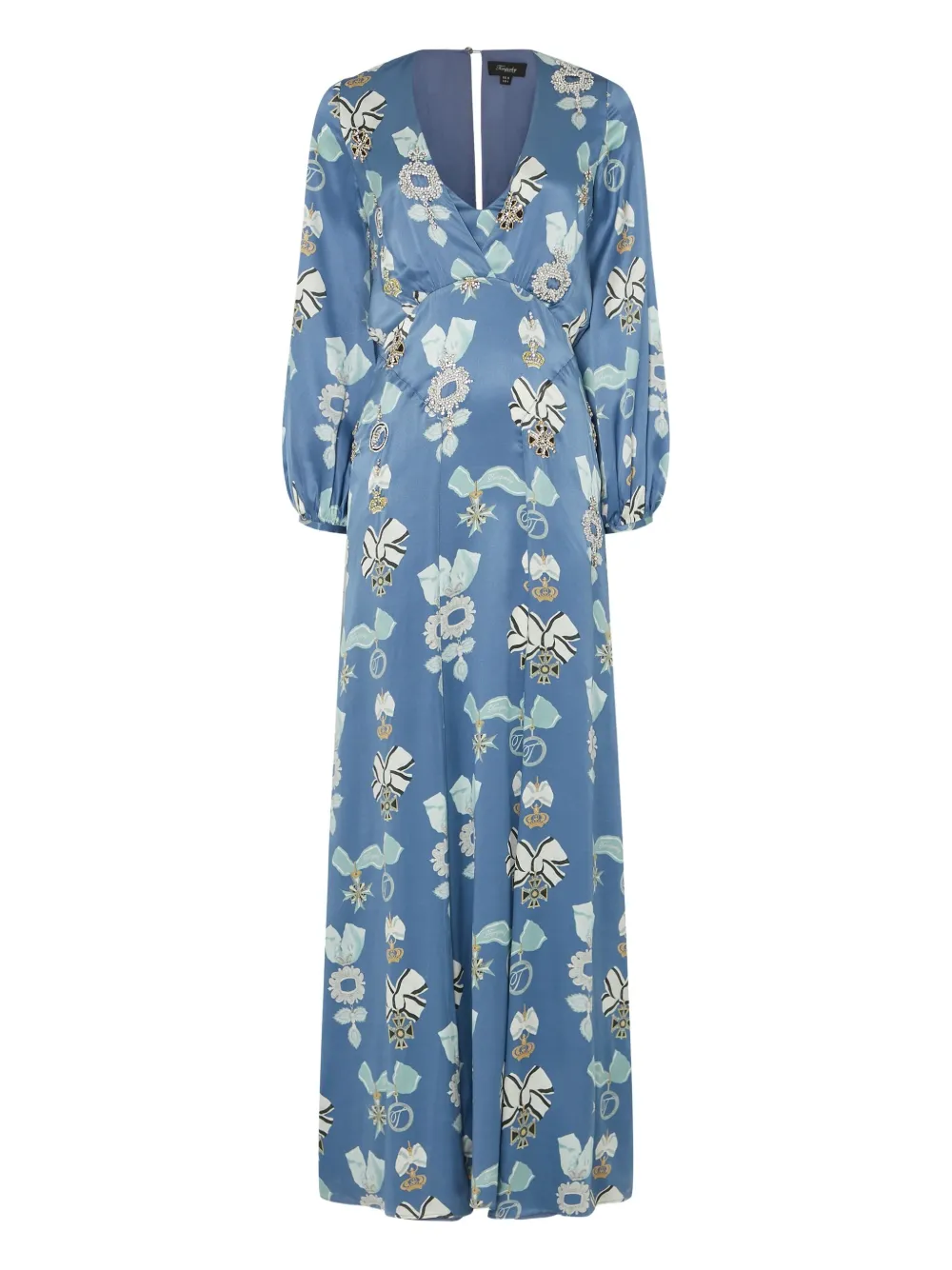 

Платье Reina с принтом Temperley London, синий