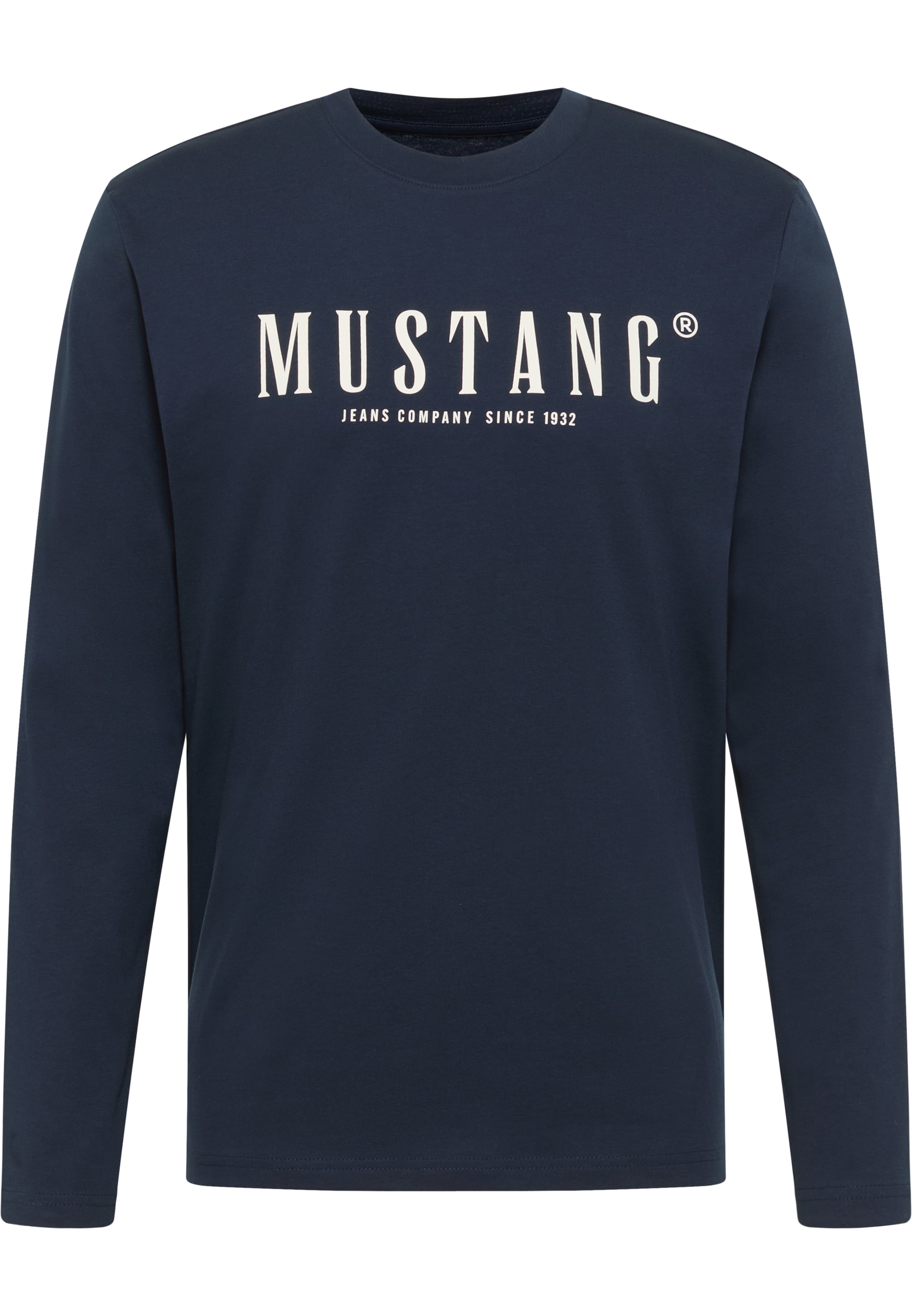 

MUSTANG Футболка 'Asheville' в синем цвете