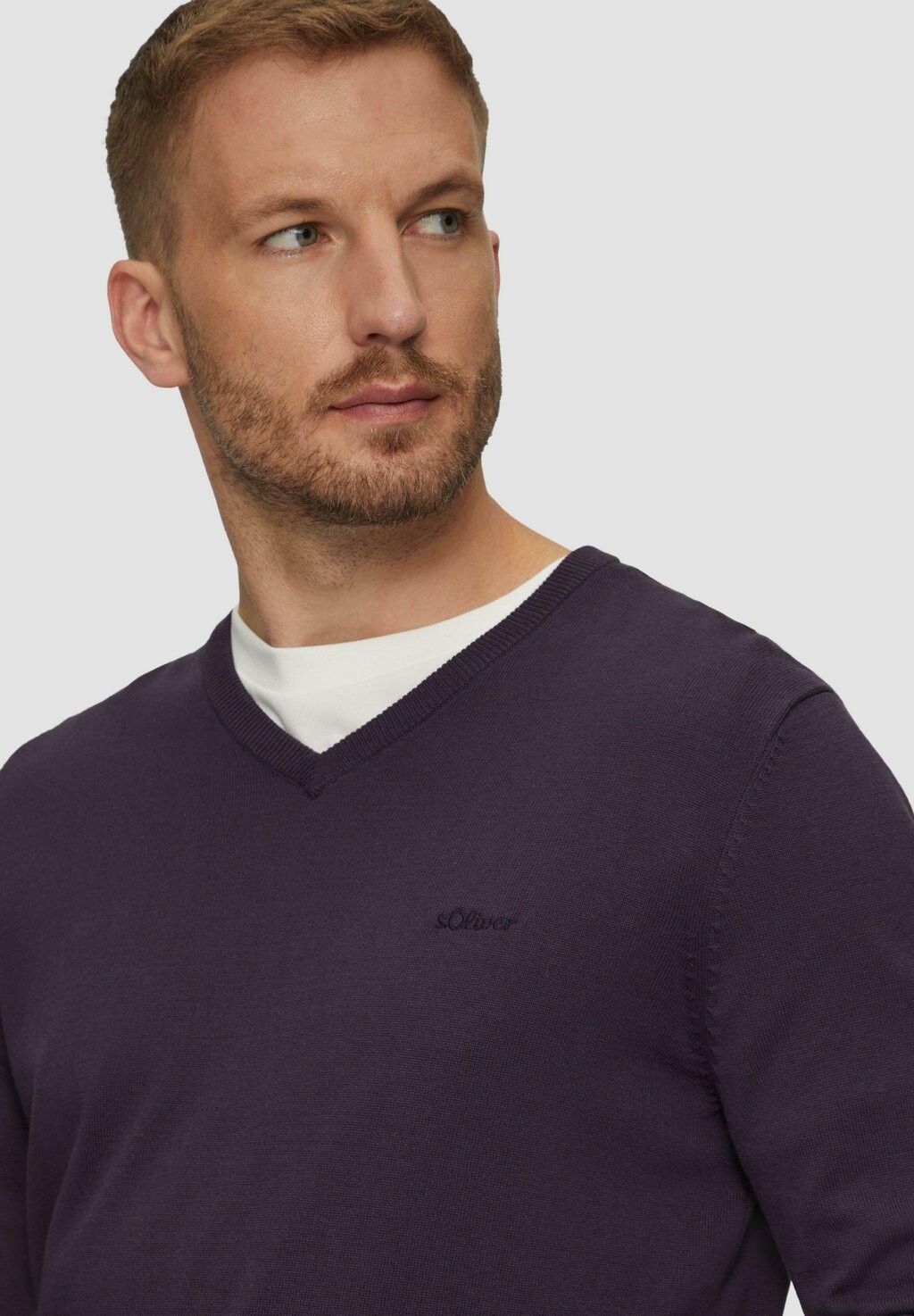 

Джемпер MIT LOGO s.Oliver, фиолетовый