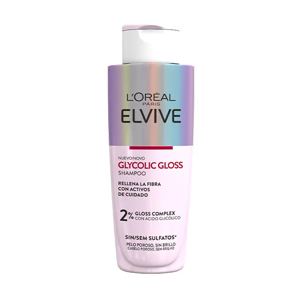 

Шампунь для мягких и блестящих волос Glycolic Gloss Elvive, 200 ml