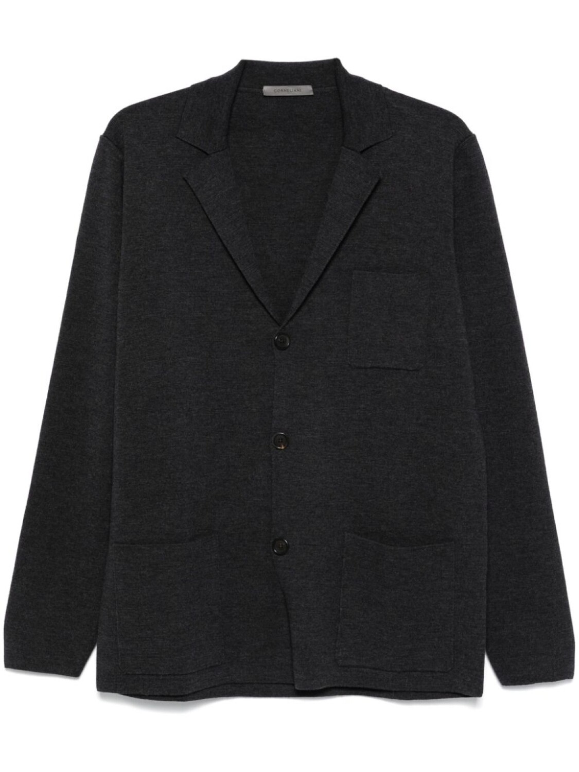 

Вязаный блейзер Corneliani, серый