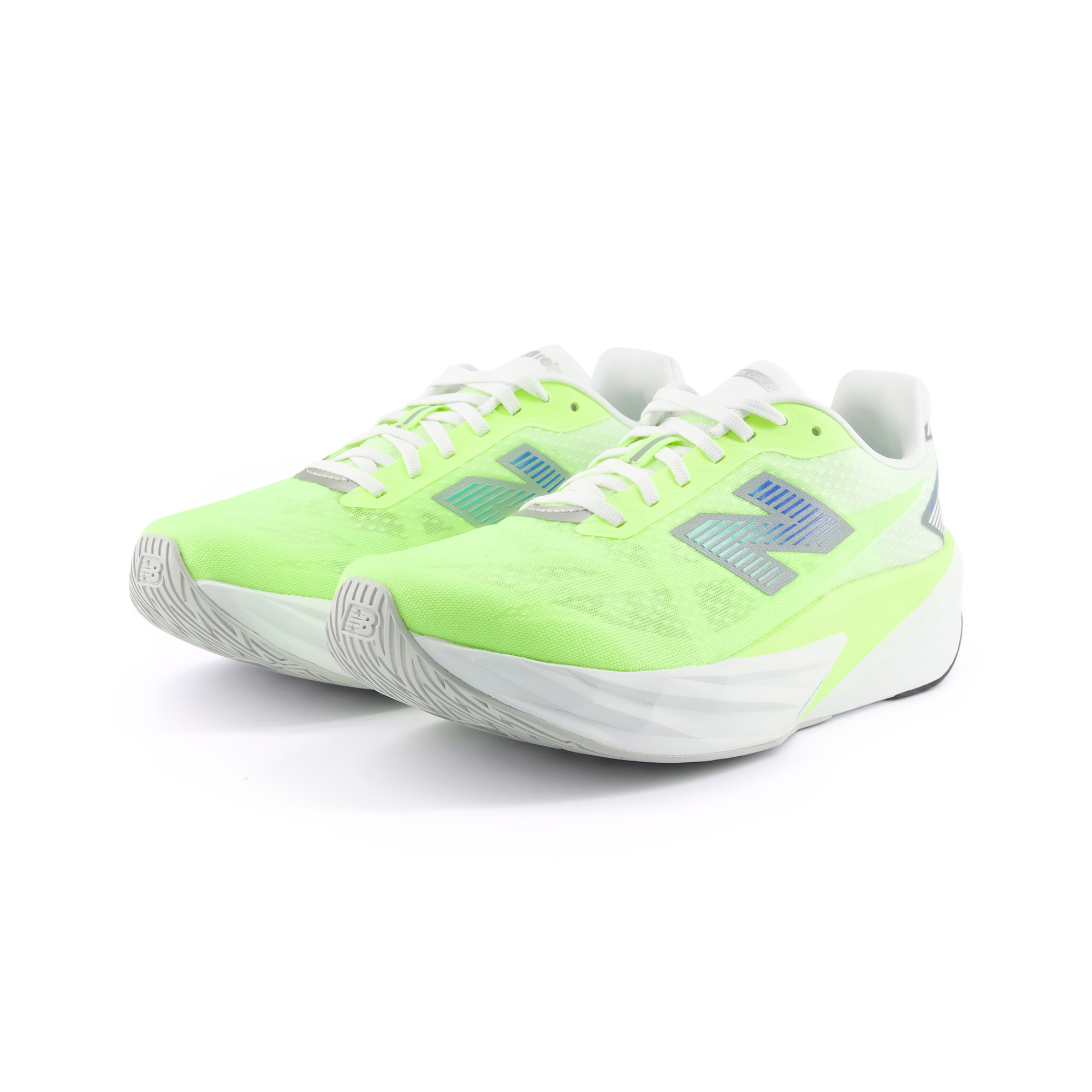 Кроссовки для бега мужские Fabric Abrasion Resistant New Balance, желтый зеленый — фото 4