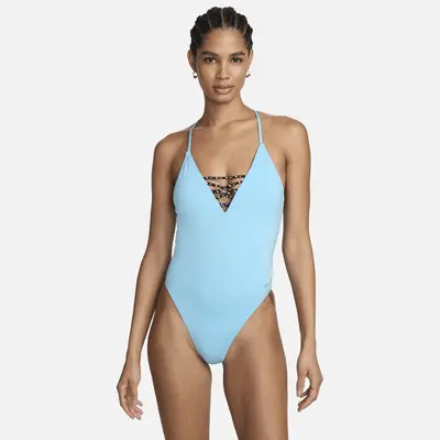 

Купальник Nike Swim Sneakerkini 2.0, цвет Aquarius Blue