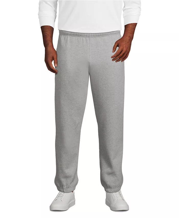 

Брюки-джоггеры Big & Tall Serious Sweats Lands' End, серый