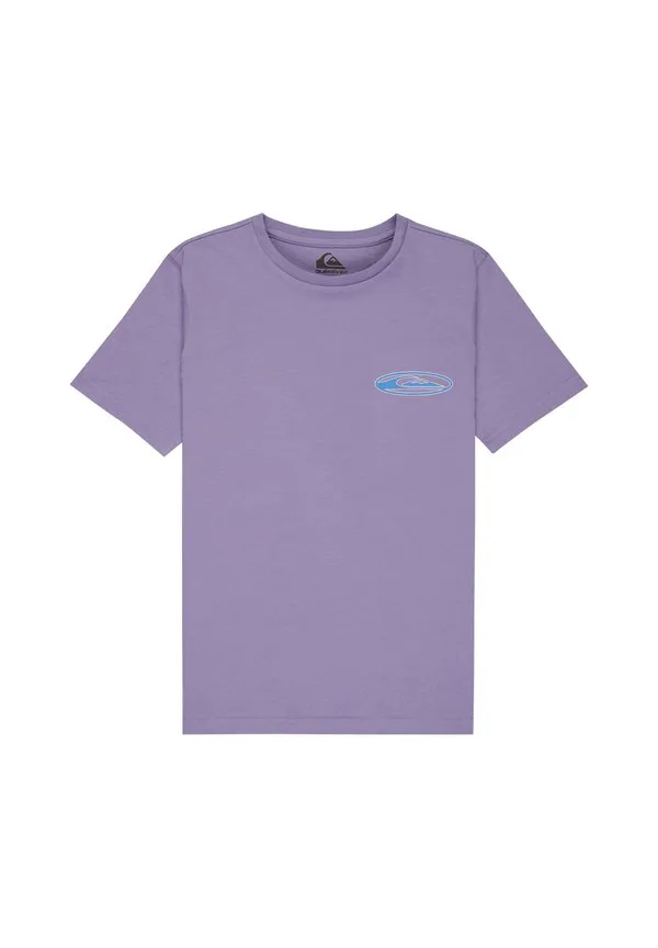 Футболка унисекс с принтом в виде глобуса quik Quiksilver, Lilac