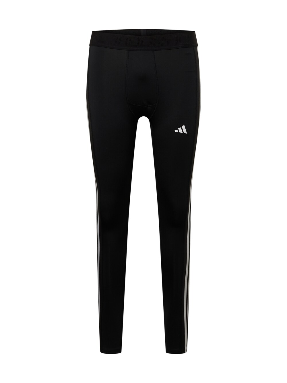 

Узкие тренировочные брюки ADIDAS PERFORMANCE Techfit 3-Stripes Long, черный