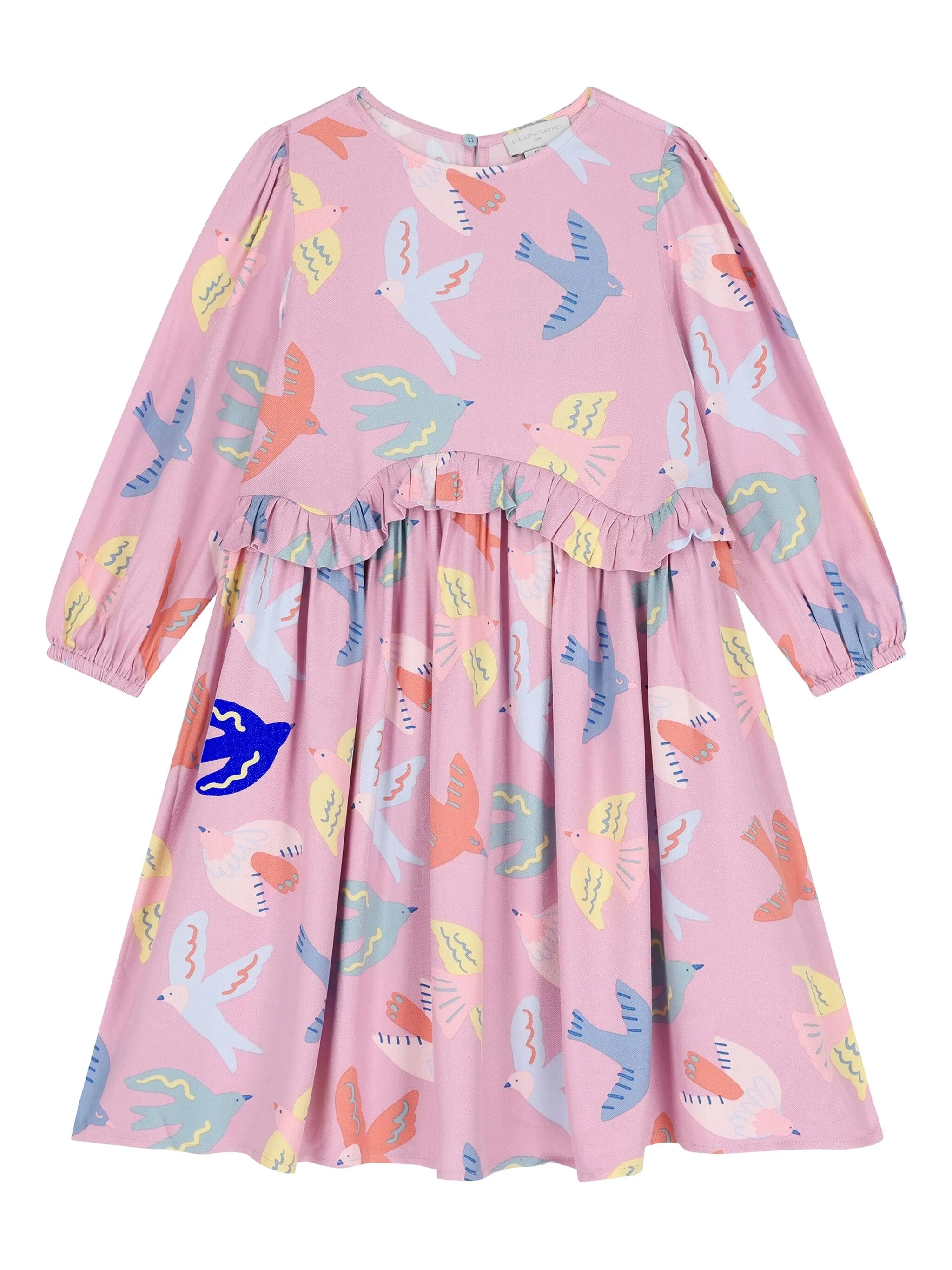 

Платье с оборками Stella Mccartney Kids, розовый