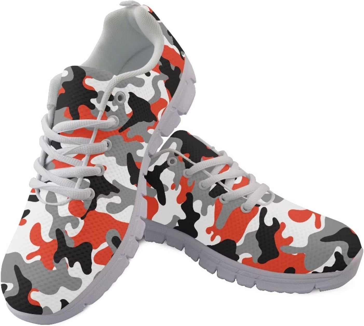 

Кроссовки GIFTPUZZ для женщин и мужчин, спортивные, с сетчатым верхом, дышащие, повседневные, легкие, для ходьбы, красный