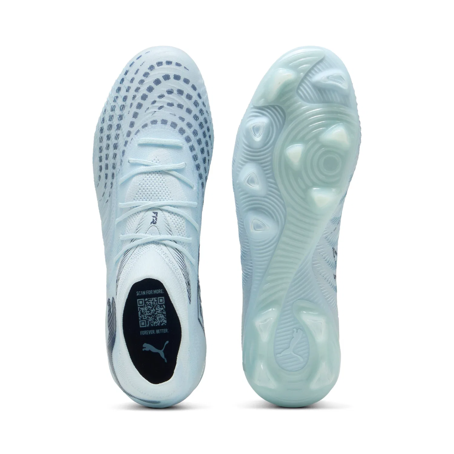Футбольные бутсы 'Future 9 Match' Puma, Blue/Pastel Blue — фото 3