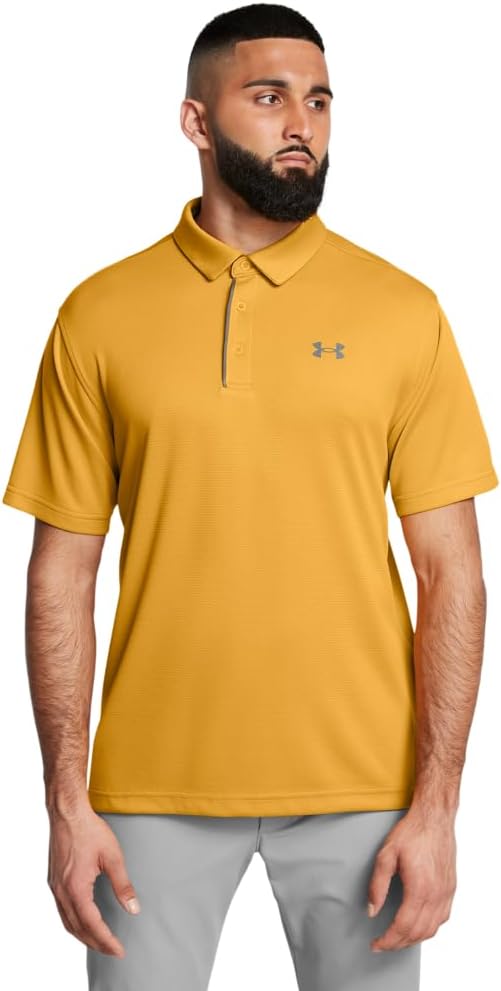 

Under Armour мужская поло для гольфа Tech, (711) Golden Yellow/Pitch Gray, Желтый, Under Armour мужская поло для гольфа Tech, (711) Golden Yellow/Pitch Gray