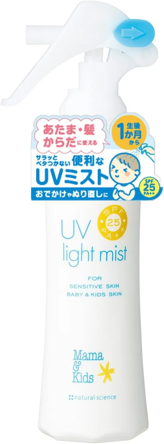 Солнцезащитный спрей Mama&Kids UV Light Mist SPF25 PA++, 103 мл