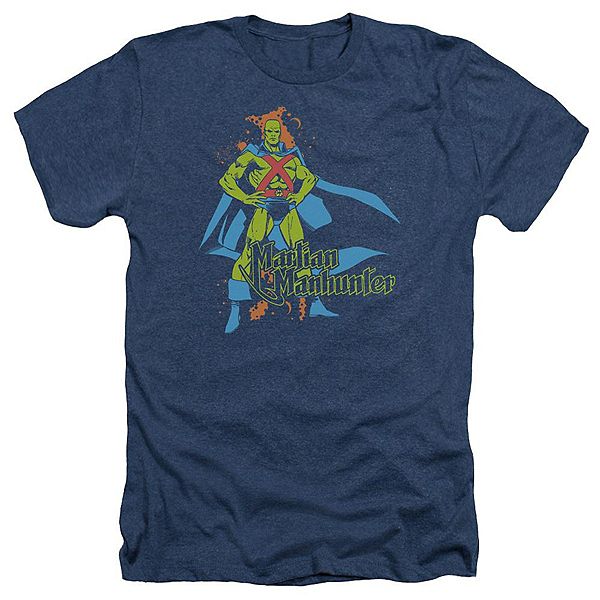

Футболка Dc comics martian manhunter adult heather Licensed Character