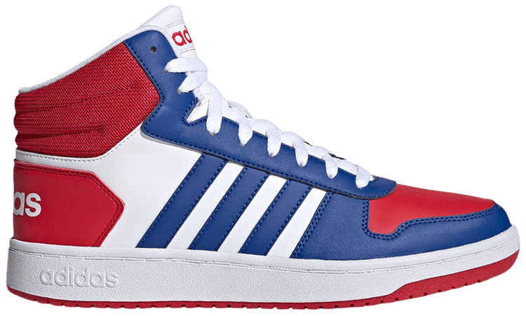 

Кроссовки adidas Hoops 2.0 Mid 'White Blue Red', белый