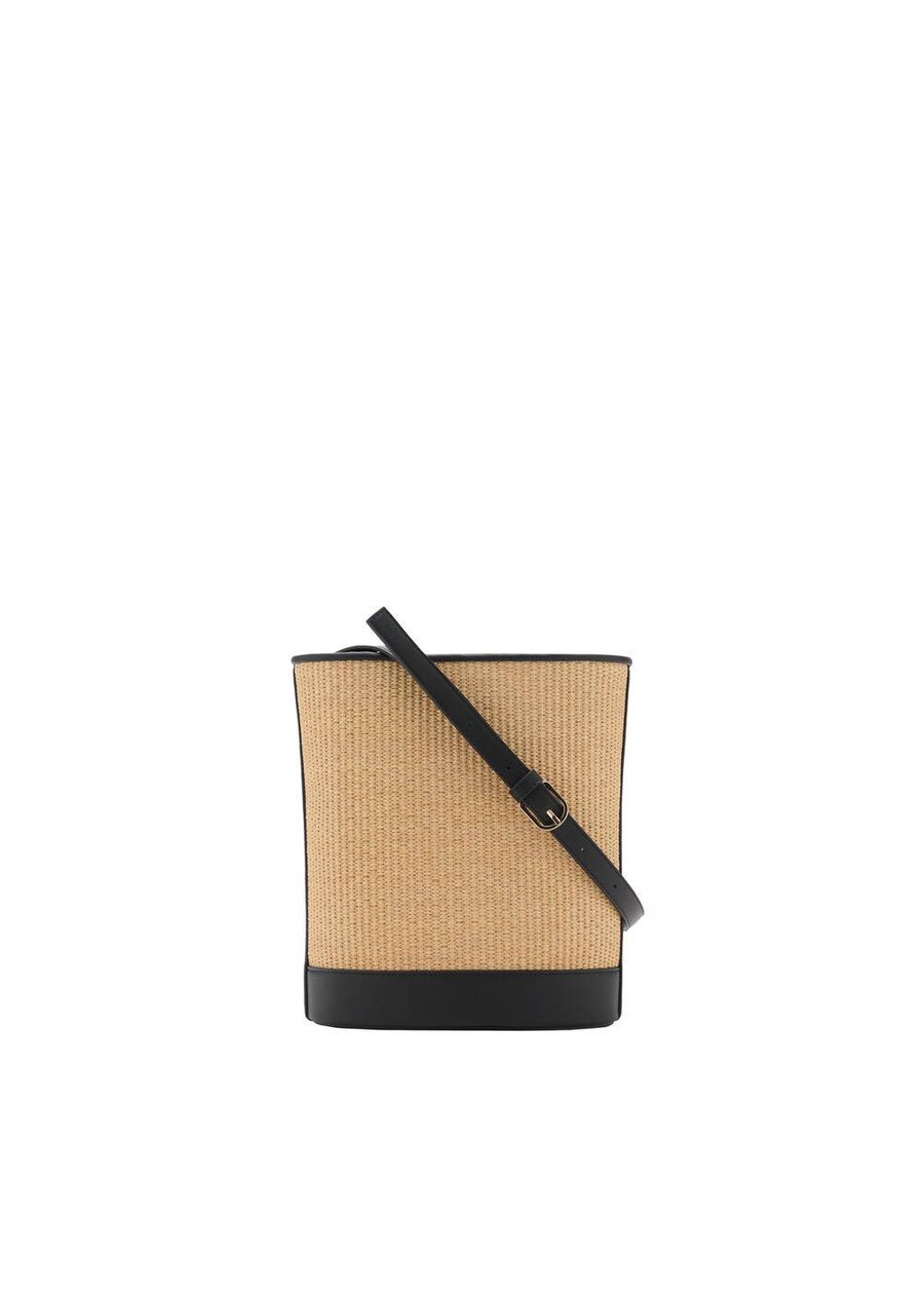 

Сумка кросс-боди MANGO, Beige/Black