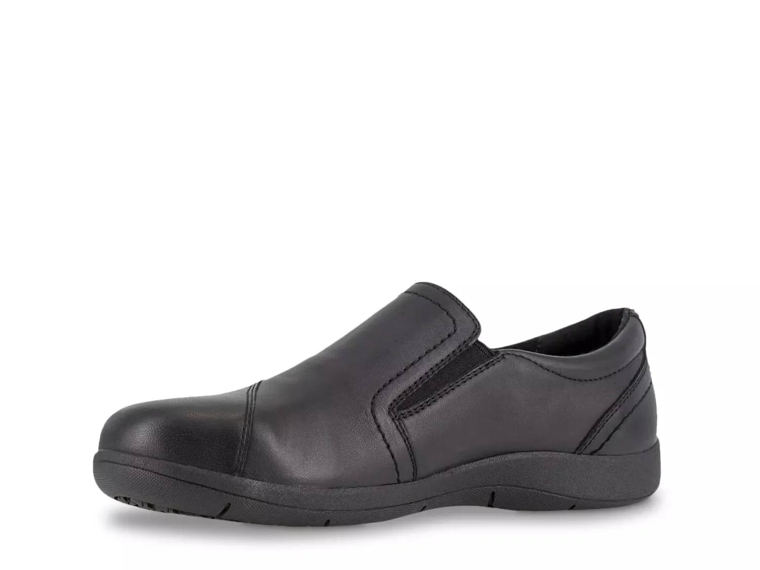 Туфли Rockport Works Daisey Alloy Toe Work Slip-On — женские, черные — фото 4