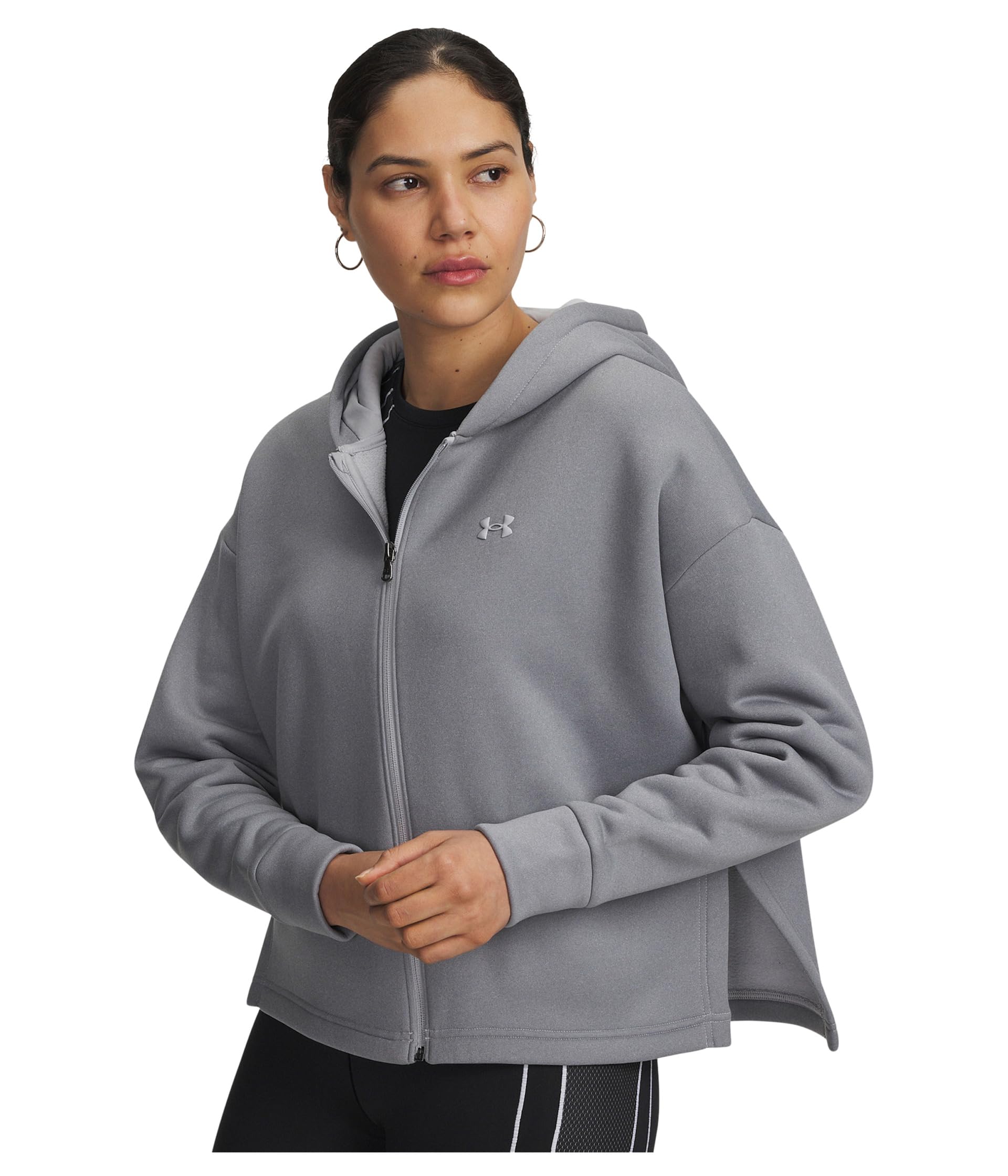 

Толстовка Under Armour Armour Fleece Full Zip, цвет Mod Gray Full Heather/Mod Gray