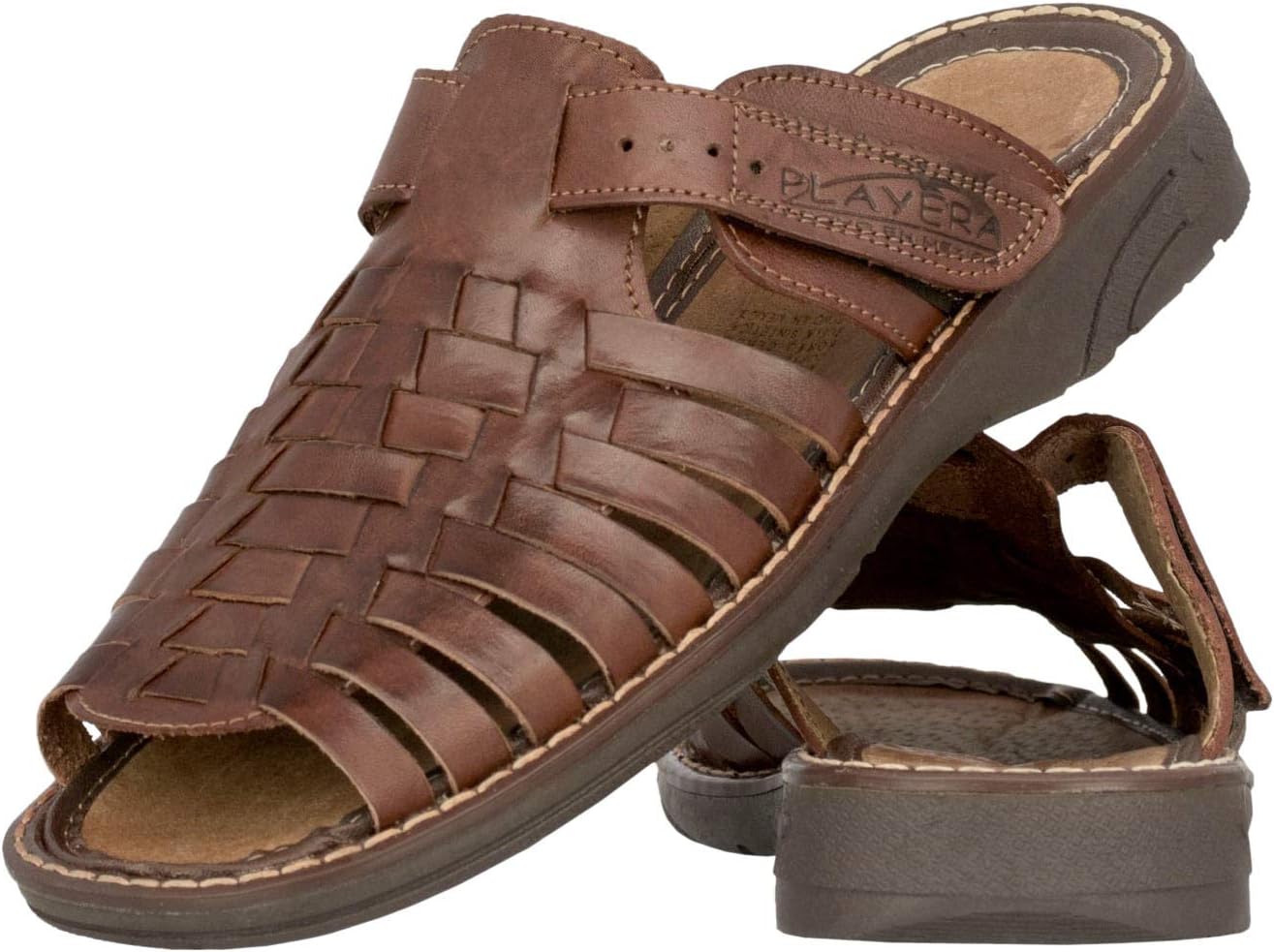 

Мужские профессиональные ковбойские сандалии Huaraches из настоящей коричневой кожи Chedron, аутентичные мексиканские слайды-рыбацкие сандалии Cowboy Professional