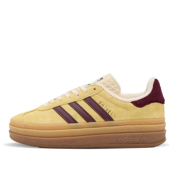 Кроссовки gazelle bold platform Adidas, желтый