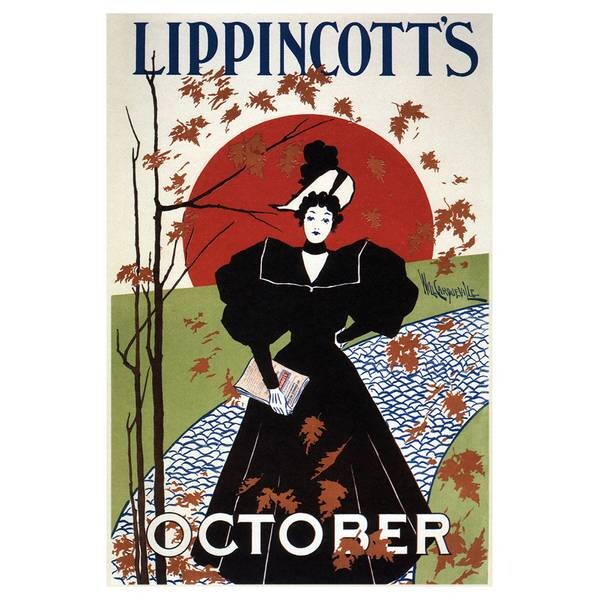

Картина на холсте LegendArte Lippincott's October 1895, многоцветный
