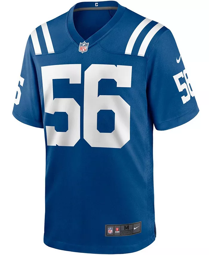 Мужская альтернативная игровая футболка Quenton Nelson Indianapolis Colts Nike, мультиколор — фото 2