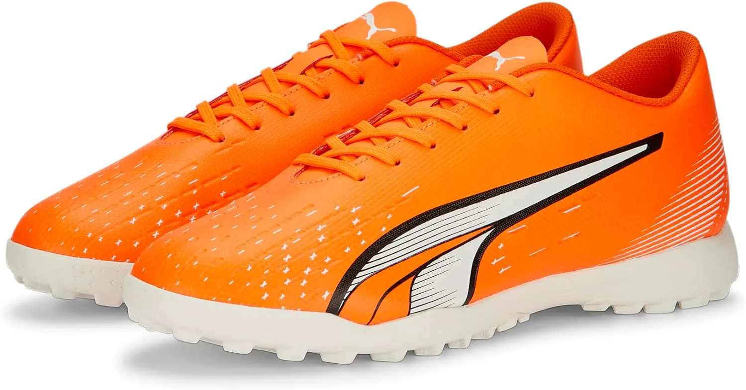 Футбольные бутсы PUMA для мужчин Ultra Play Turf на искусственное покрытие - оранжевые, оранжевый — фото 4