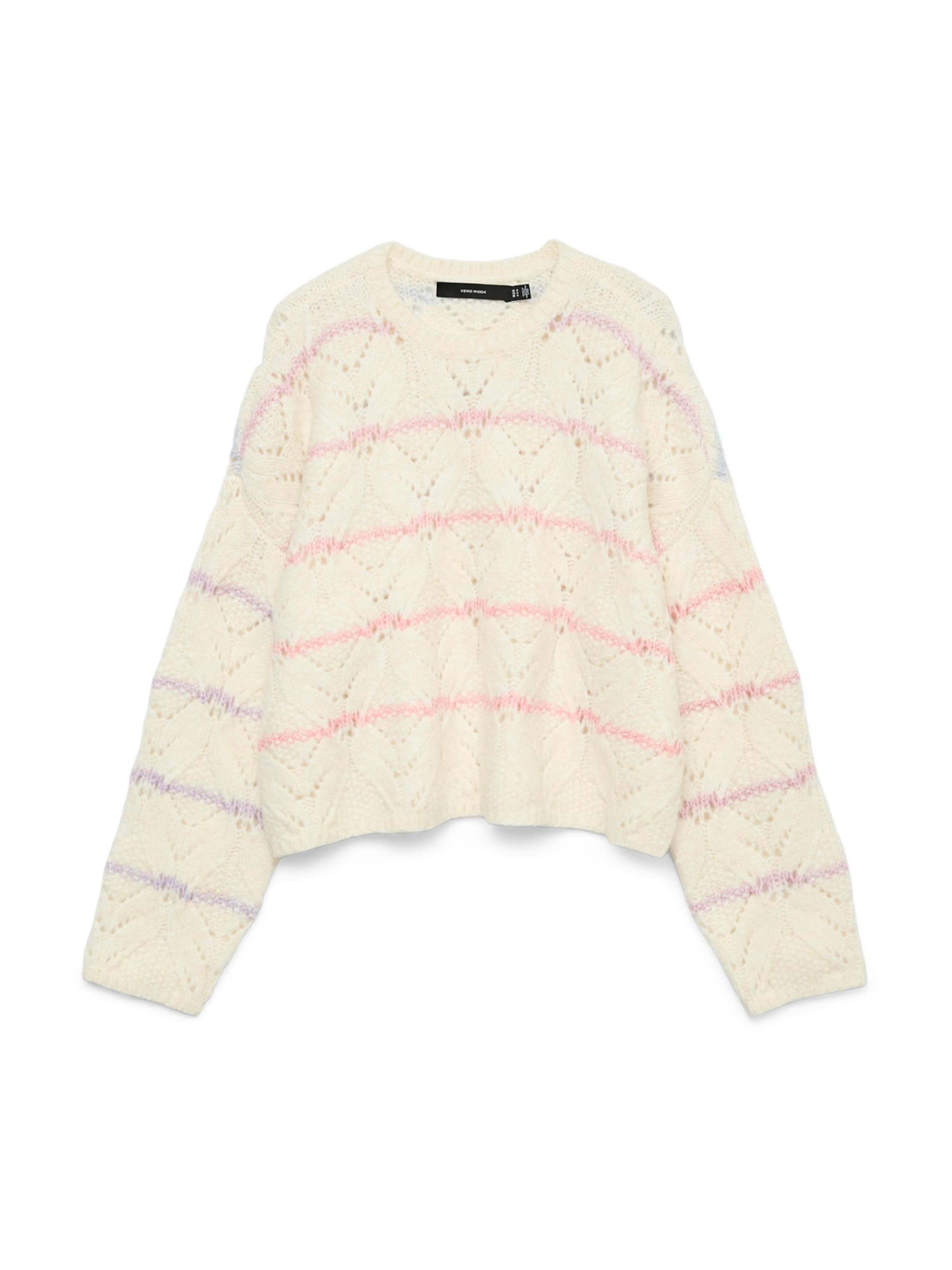 

Vero Moda Girl Свитер 'VMNew Hatty' в цвете экрю