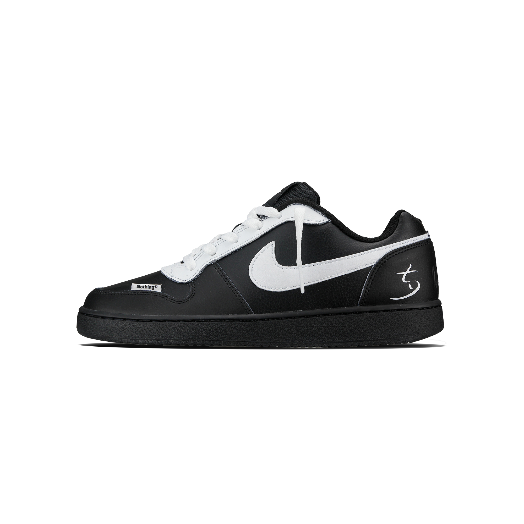 

Nike Кроссовки для скейтбординга EBERNON Low "Love" Black Warrior с противоскользящим покрытием, износостойкие, мужские, черно-белые