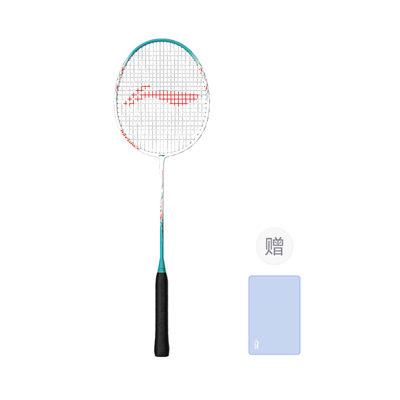 

LINING Thunder 9 Carbon алюминиевая ракетка для бадминтона тип Control универсальная защита начальный уровень 675mm белый синий