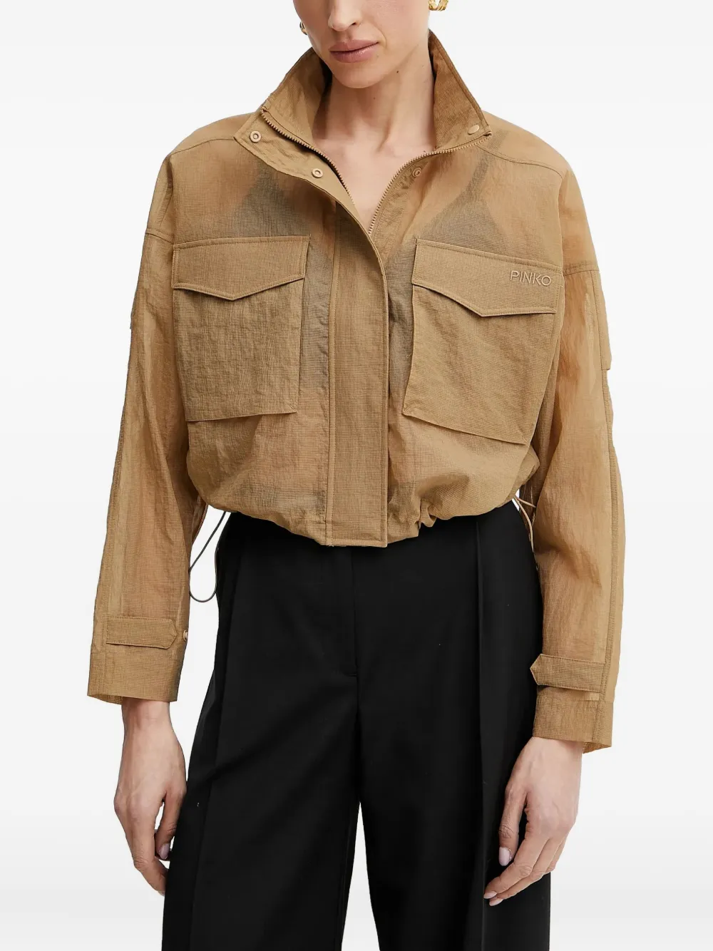 

Укороченная куртка PINKO, коричневый