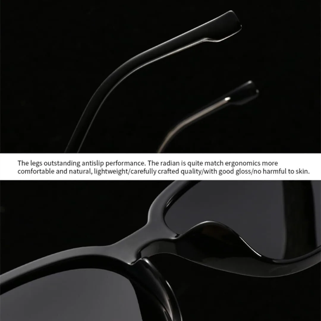 

Солнцезащитные очки с защитой UV400 | Круглая легкая оправа, цветные линзы | Для женщин и мужчин, для занятий спортом на открытом воздухе и вождения LXLHWN, Black