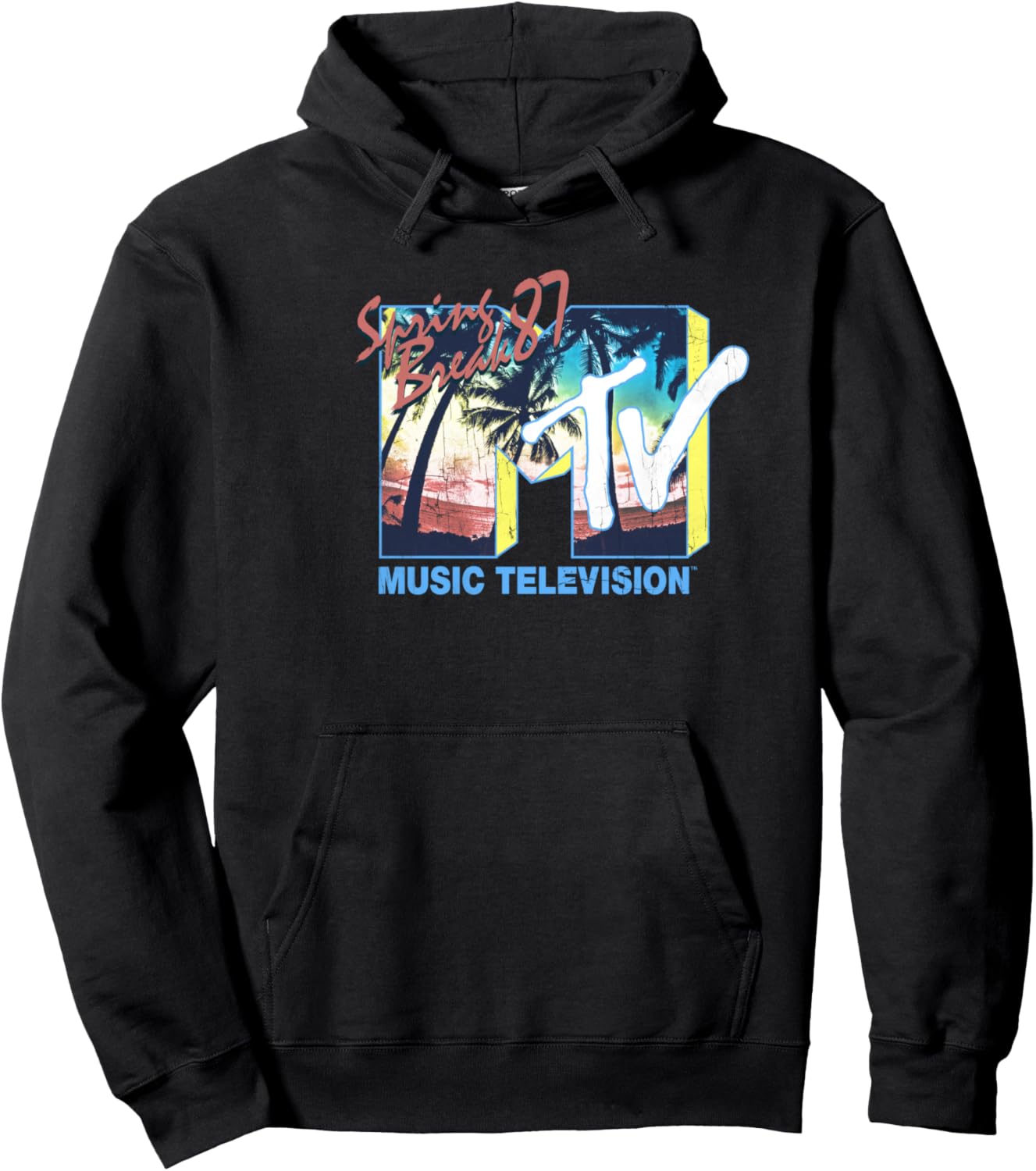 

Худи с логотипом MTV на весенние каникулы, черный