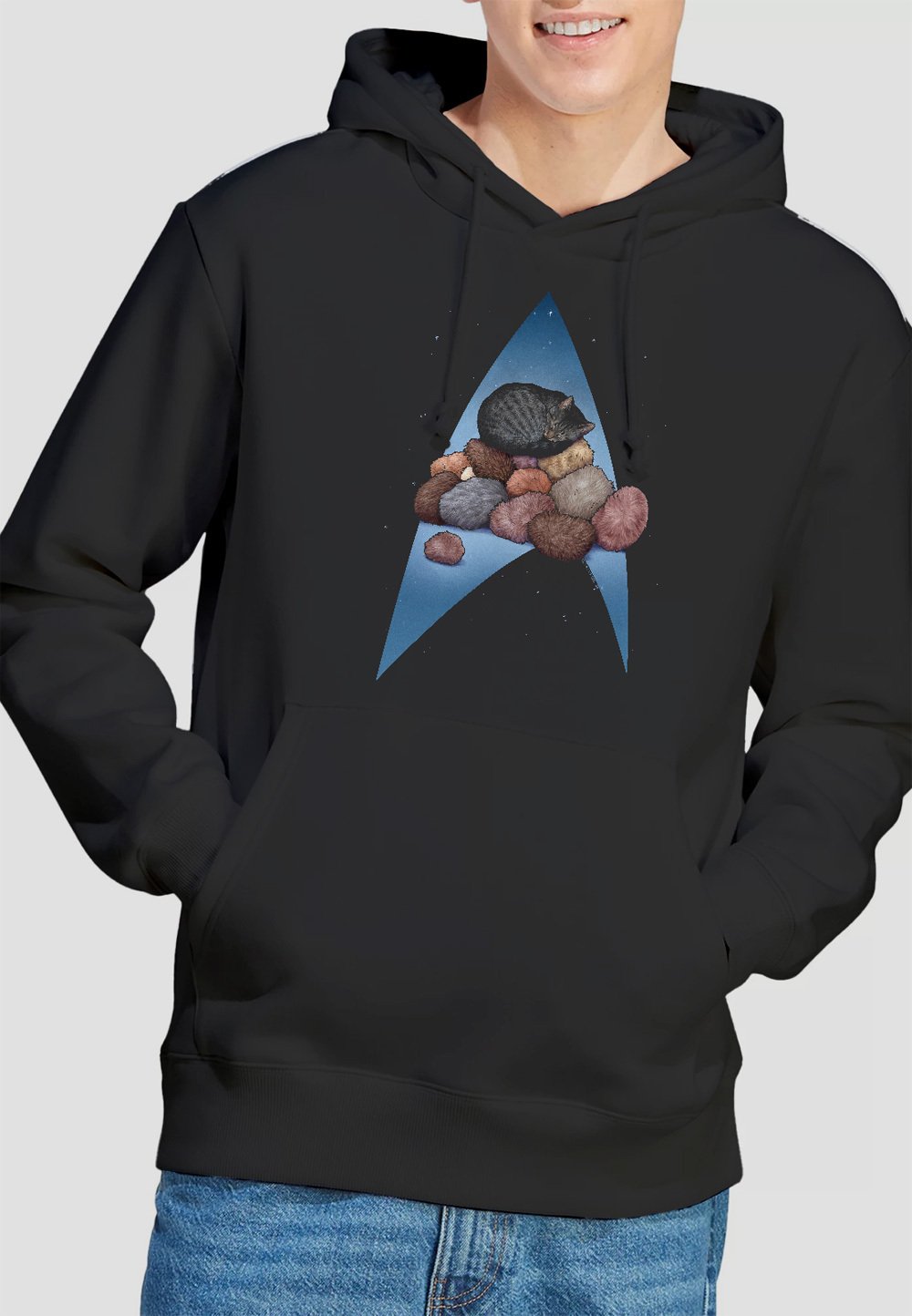 

Толстовка STAR TREK FIVE YEAR NAP Cotton Soul, черный