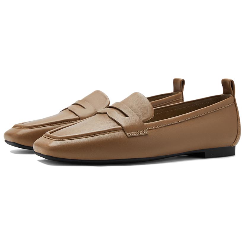 NINE WEST Женские лоферы черные с кофейным оттенком, цвет Coffee — фото 3