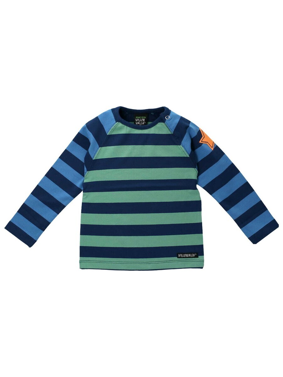 

Лонгслив Villervalla Shirt, цвет marine blue/dusty blue