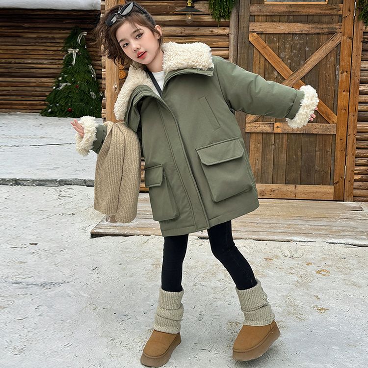 PROTECTCAMEL Утепленная куртка Army Green для детей 3-7 лет — фото 4