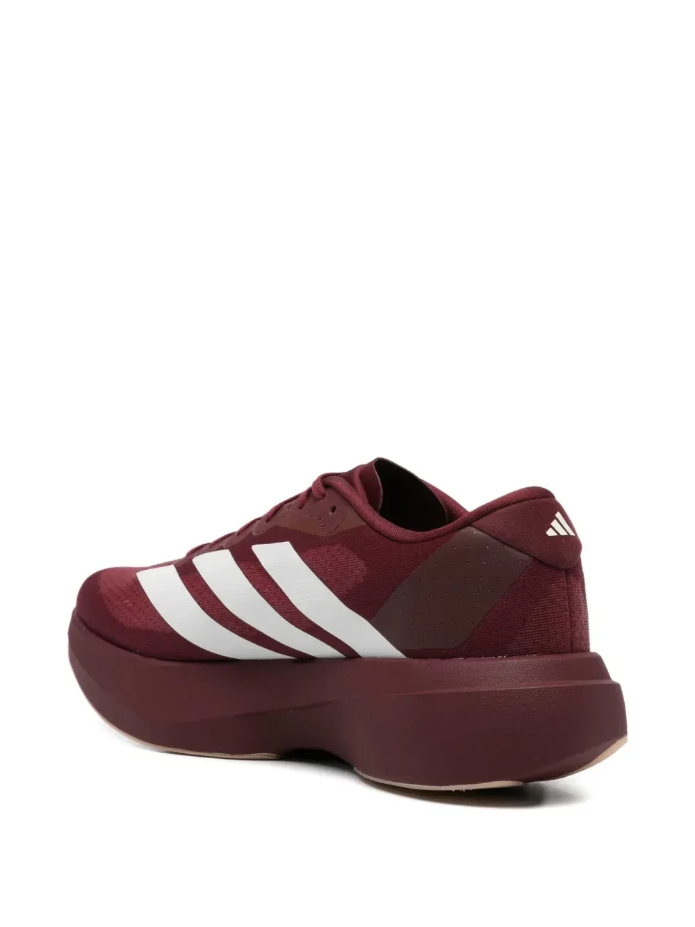 Кроссовки Adizero Evo SL M с полосками-логотипами adidas, красный — фото 3
