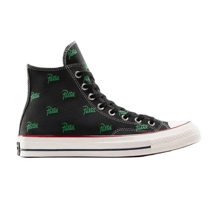 

Кроссовки Converse Patta x Chuck 70 High 'Mini Logo Pack - Black', черный