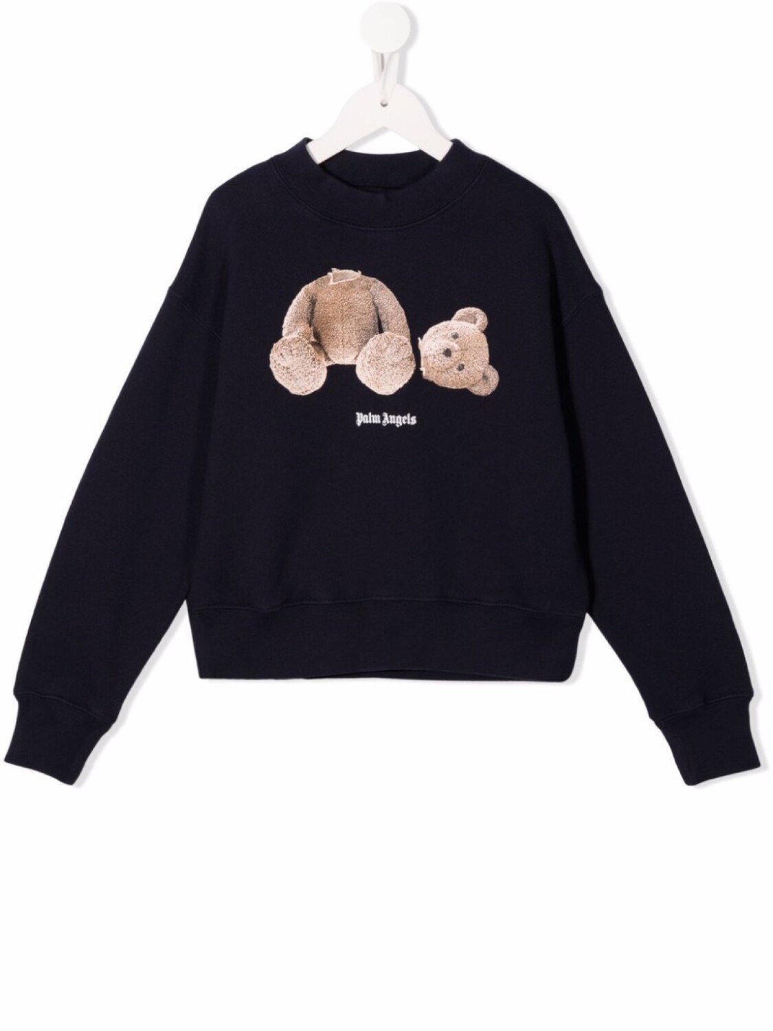 

Palm Angels Kids толстовка с принтом, синий