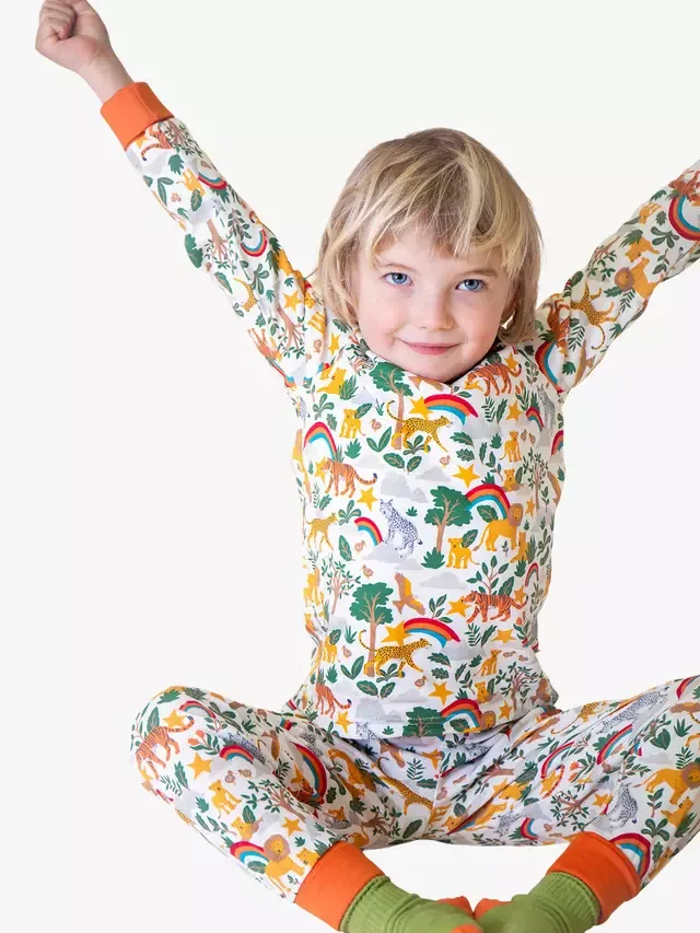 Детская хлопковая пижама с длинными рукавами Sundown, Into The Wild Frugi — фото 4