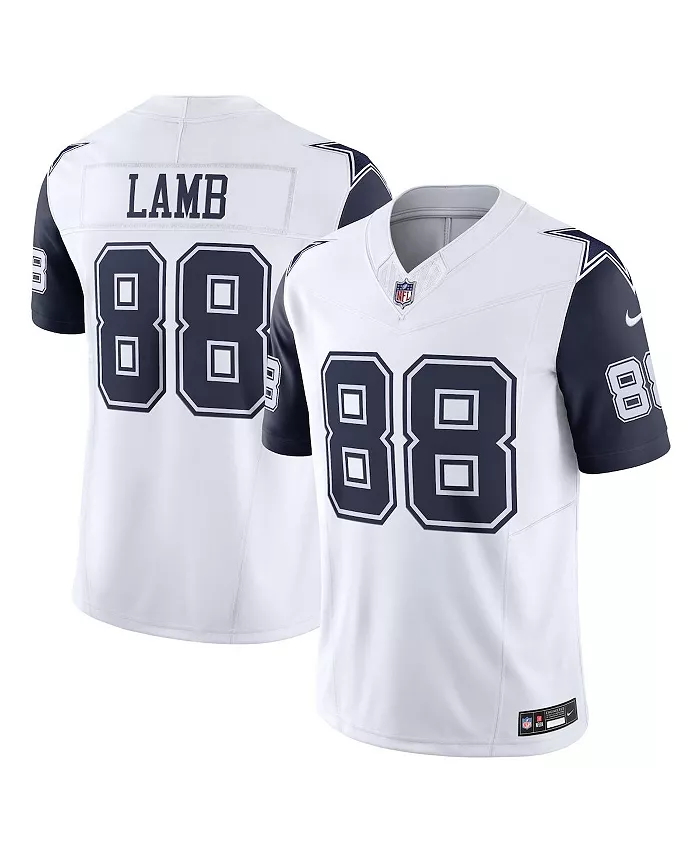 

Мужская лимитированная джерси Dallas Cowboys Vapor F.U.S.E. CeeDee Lamb Nike, белый