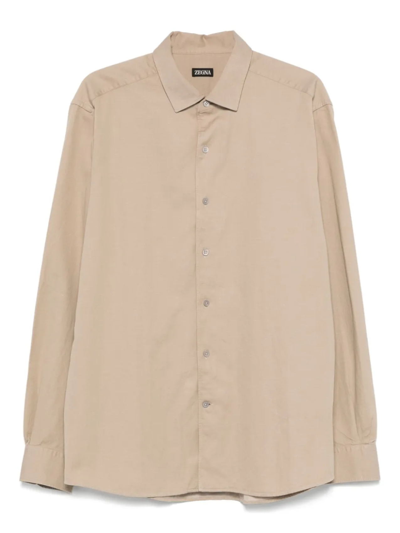 

Рубашка Zegna на пуговицах, нейтральный