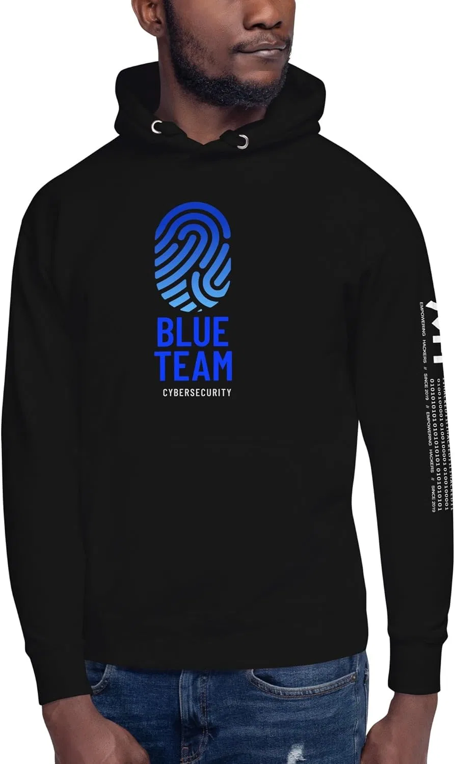 Худи Cyber Security Blue Team v2, Unisex, Black
