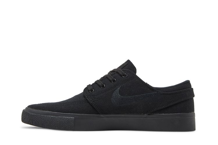 Кроссовки Zoom Stefan Janoski Canvas RM SB 'Triple Black', черный — фото 3