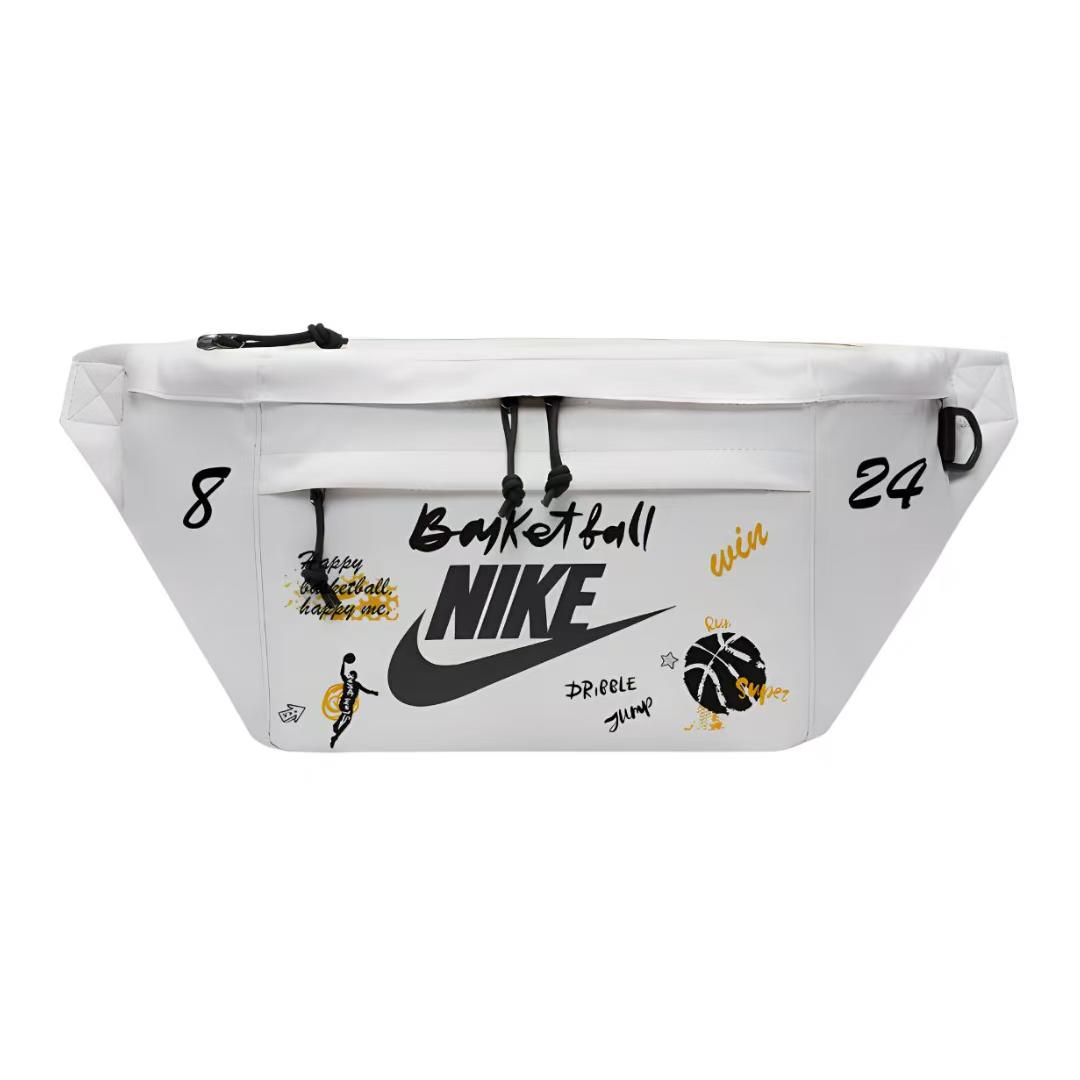 

Nike Тканевая поясная сумка через плечо унисекс светло-бежевая, Basketball Graffiti