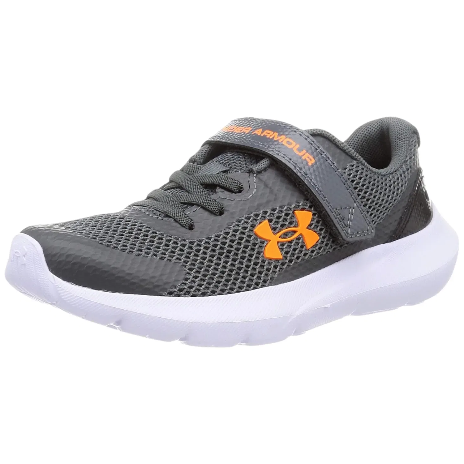 Кроссовки Under Armour BGS Surge 3 серо-белые 3024989-101 для школьников