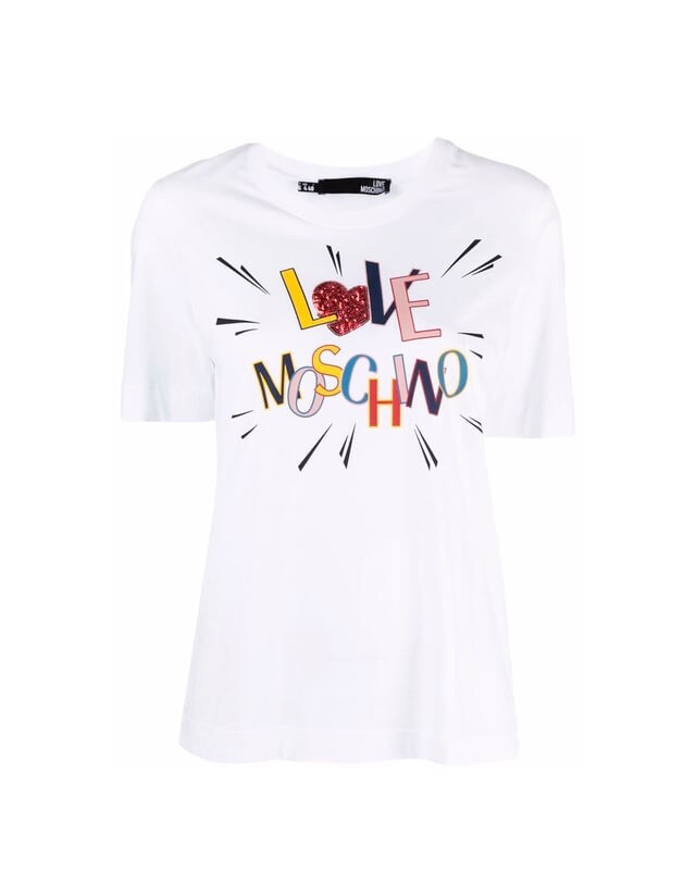

Женская футболка Love Moschino, белый