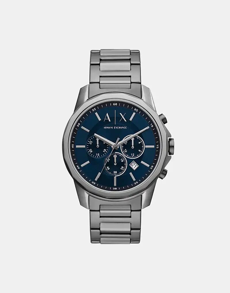 

Часы Armani Exchange Chronograph из нержавеющей стали цвета оружейной стали
